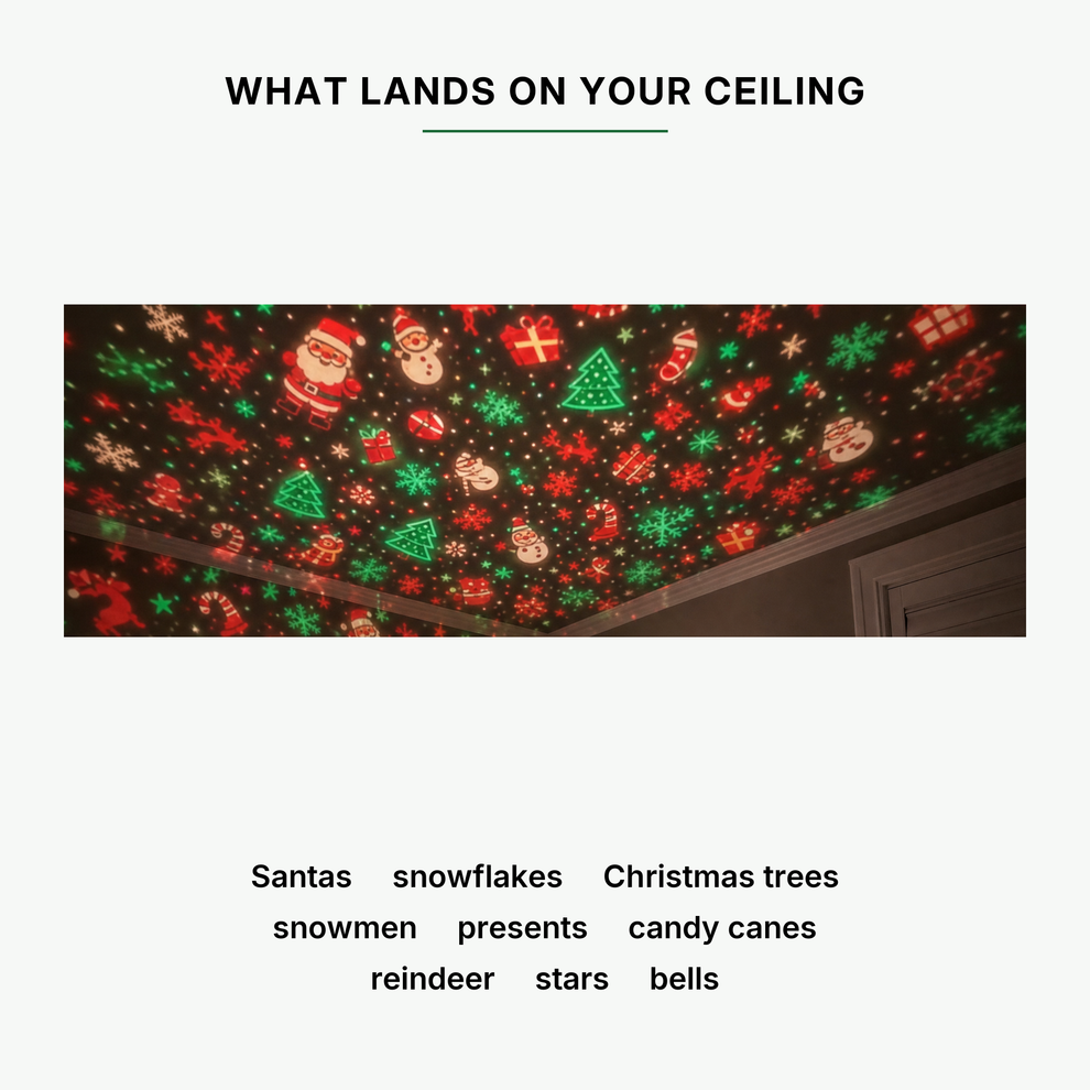 HollyGlow™ Christmas Projector