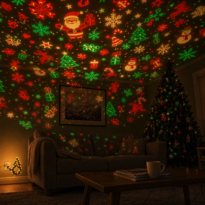 HollyGlow™ Christmas Projector