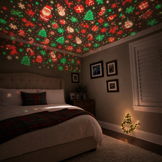 HollyGlow™ Christmas Projector